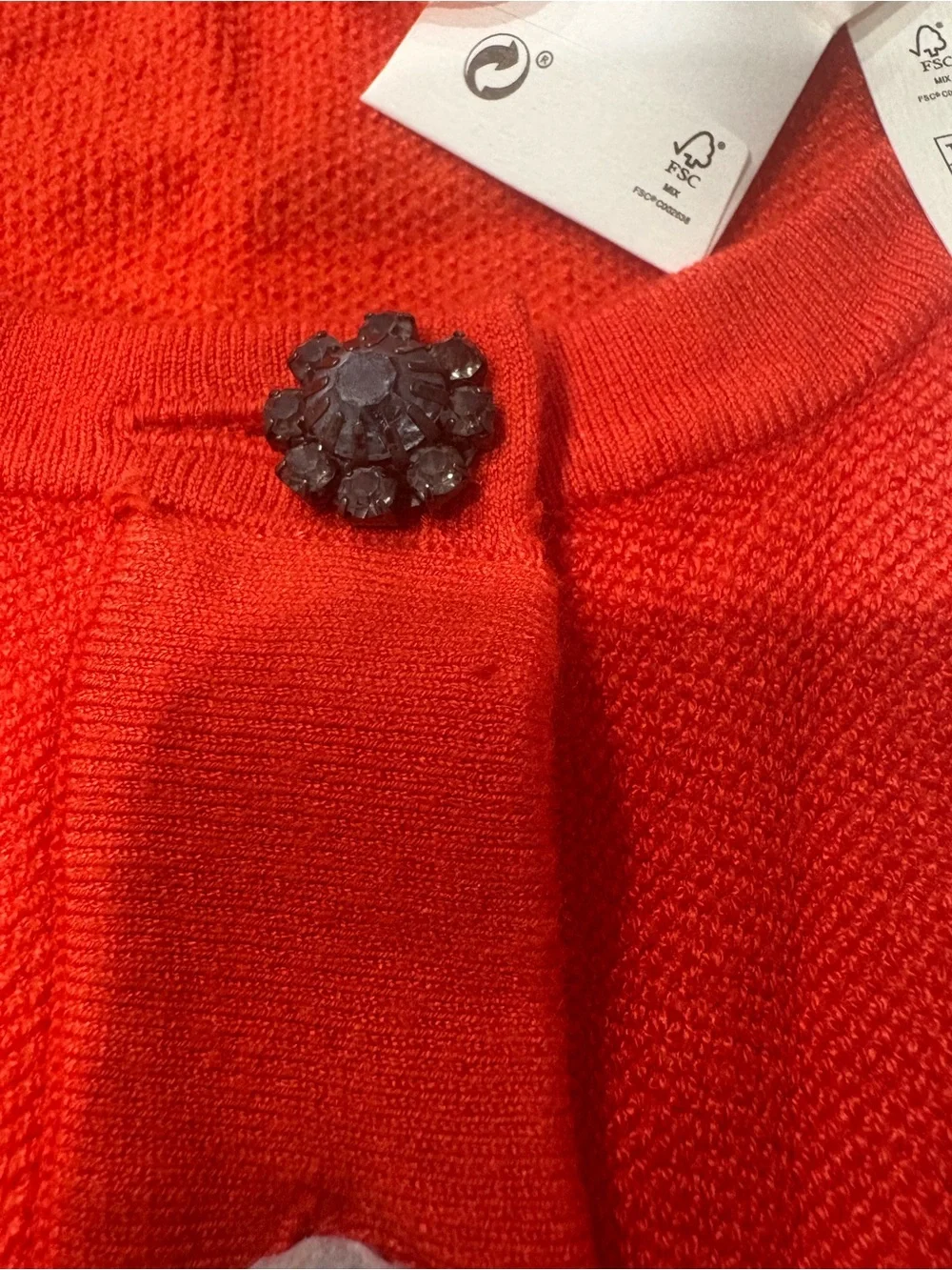 Zara vibrant red